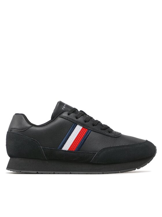 Tommy Hilfiger Tommy Hilfiger Sneakers Core Eva Runner Corporate Lea FM0FM04397 Nero