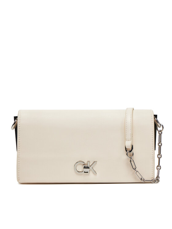 Geantă Calvin Klein K60K612806 Écru