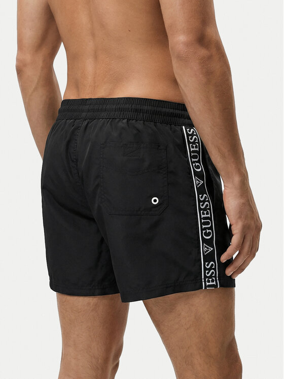 Guess Guess Pantaloni scurți pentru înot F6GT00 WN162 Negru Regular Fit
