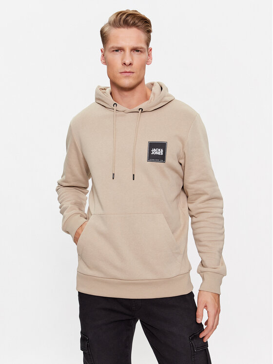 Jack&Jones Majica Dugih Rukava 12251998 Bež Regular Fit