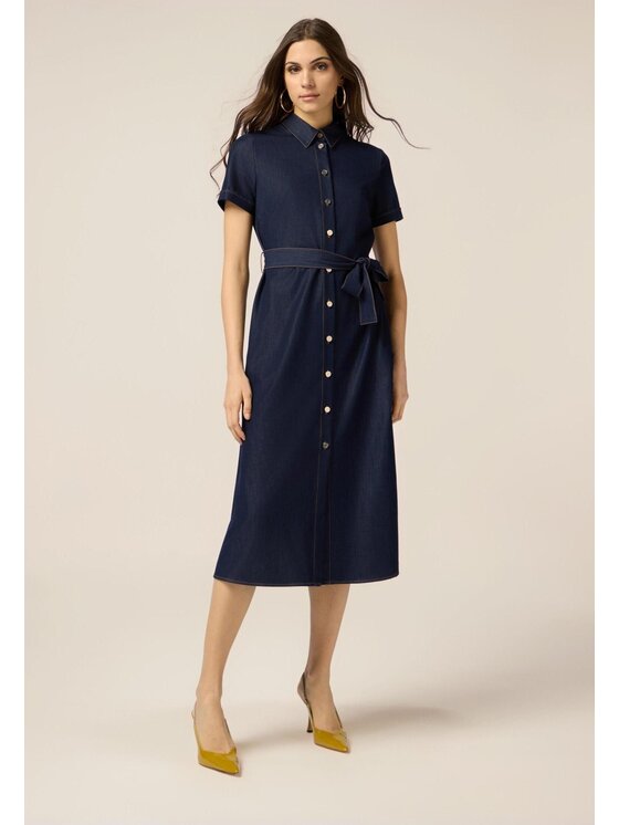 Oltre Oltre Vestito elegante 7293R004779N034 Blu Baggy Fit