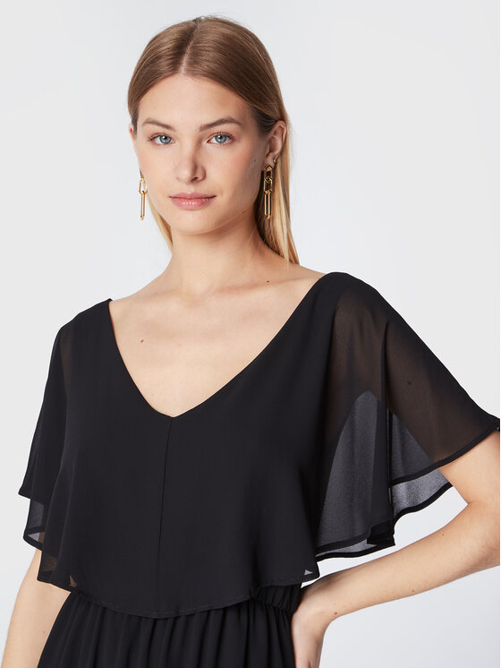 NAF NAF Robe de cocktail Lazale DNR3Z Noir Regular Fit Modivo