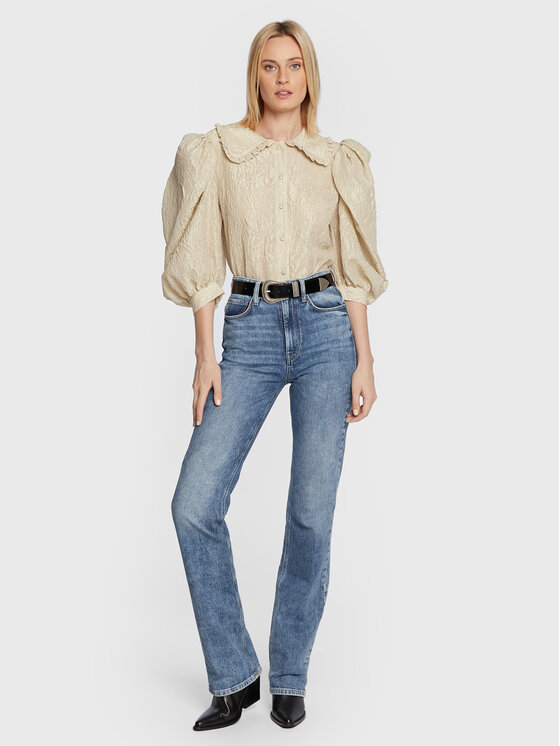 Blusa Daya 999387240 Beige Regular Fit