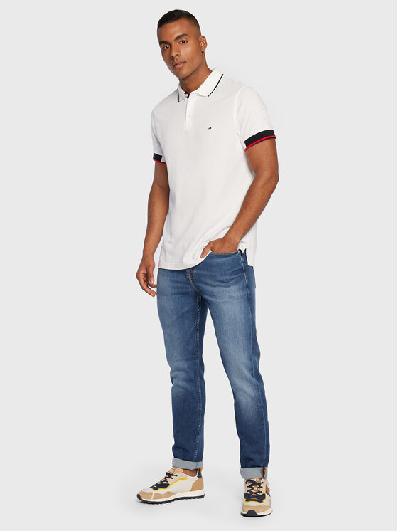 White polo top tommy hilfiger