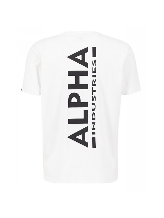 Alpha Industries Alpha Industries T-Shirt AI.128507-09-S Biały Basic Fit