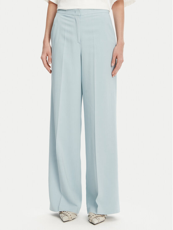 PINKO Bavlnené nohavice Pergamino 100331 A20Q Modrá Regular Fit