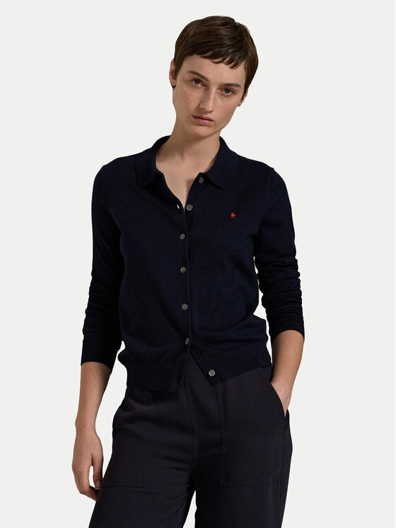 Polo Ralph Lauren Polo Ralph Lauren Кардиган 211959285001 Cиній Slim Fit
