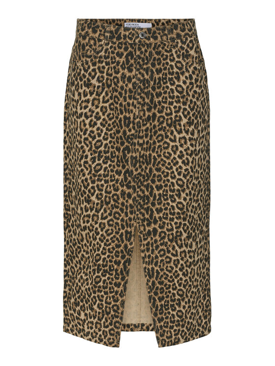Vero Moda Vero Moda Jeans krilo Veri 10331065 Rjava Regular Fit