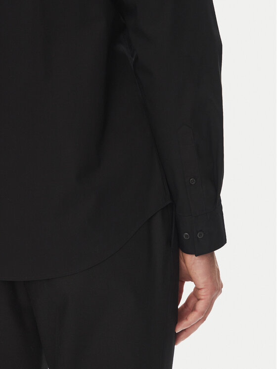 Calvin Klein Calvin Klein Cămașă LV04LB148G Negru Slim Fit