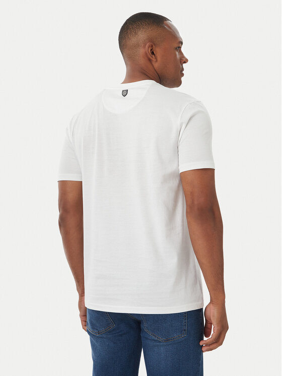 Beverly Hills Polo Club Beverly Hills Polo Club T-Shirt M1546 Λευκό Regular Fit