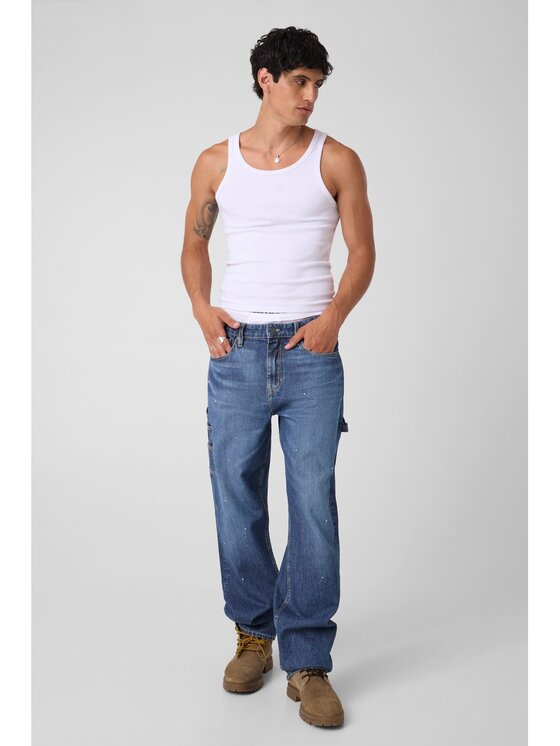 Guess Jeans Blugi 183587 Albastru Regular Fit