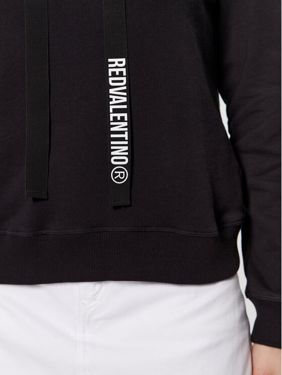 Red Valentino Red Valentino Світшот 1R0MF10U6P9 Чорний Regular Fit