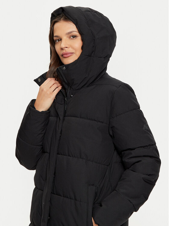 4F 4F Žieminė striukė 4FWAW24TDJAF476 Juoda Regular Fit