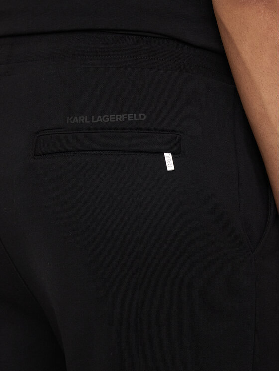 KARL LAGERFELD KARL LAGERFELD Sportovní kraťasy 705889 Černá Regular Fit