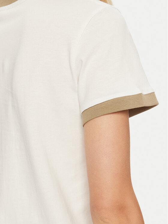 Guess Guess T-Shirt V4BI02 K8FQ4 Εκρού Regular Fit
