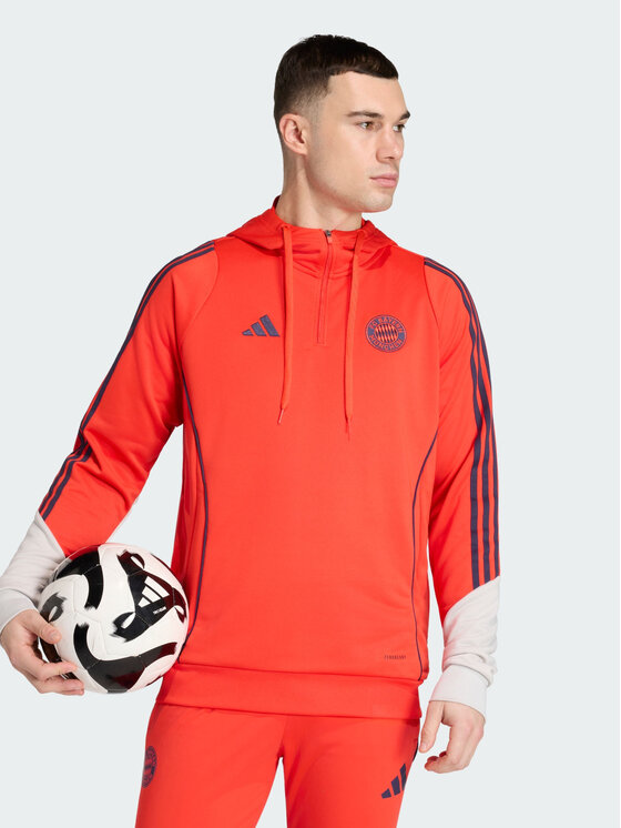 adidas adidas Bluza techniczna Bayern Monachium Czerwony Loose Fit