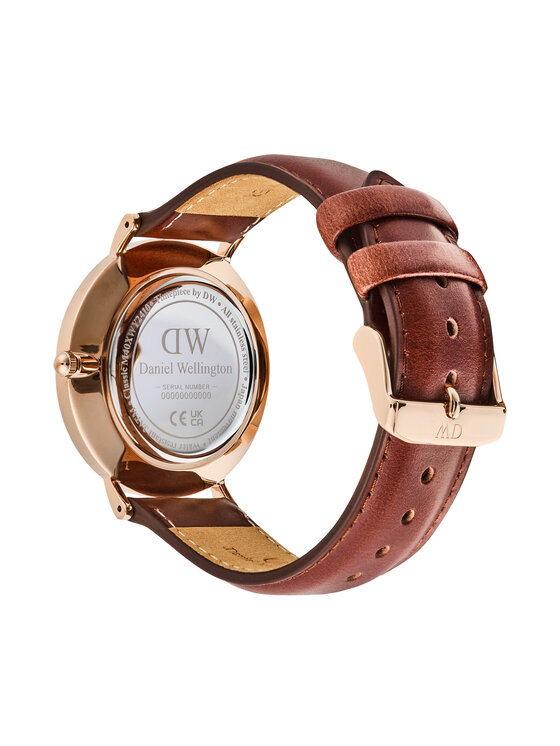 Daniel Wellington Daniel Wellington Zegarek Classic St. Mawes Horloge DW00100871 Brązowy