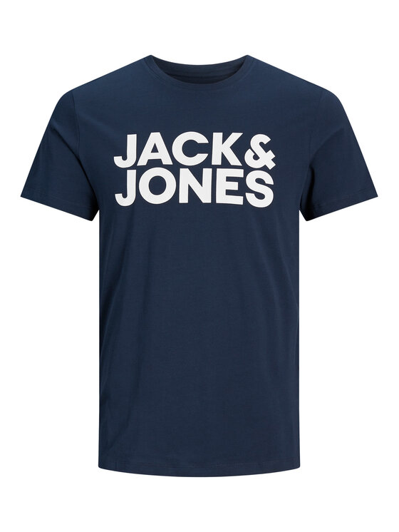 Jack & Jones Jack & Jones Tričko Corp 12151955 Tmavomodrá Slim Fit