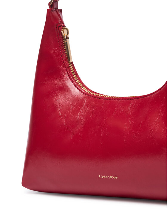 Calvin Klein Calvin Klein Käekott Foil Logo Glossy Conv Shoulder B LV04F3737G Punane