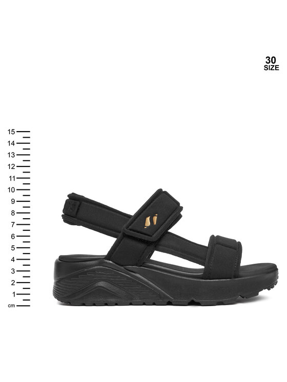 Skechers Skechers Sandały Uno Lite Sandal-Sunny Stand 310372L/BKRG Czarny