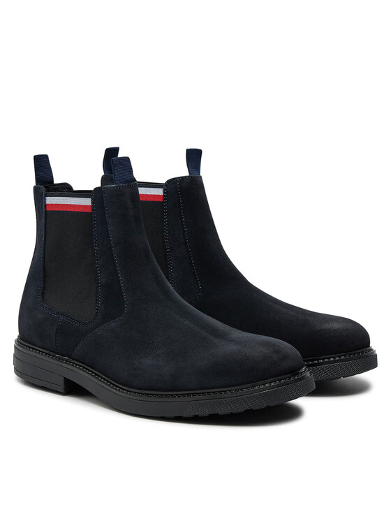 Tommy Hilfiger Tommy Hilfiger Chelsea cipele Chelsea FM0FM05191 Tamnoplava