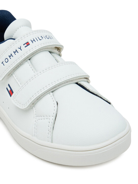 Tommy Hilfiger Tommy Hilfiger Sneakersy Low Cut Velcro Sneaker T1X9-34062-1355 S Biały