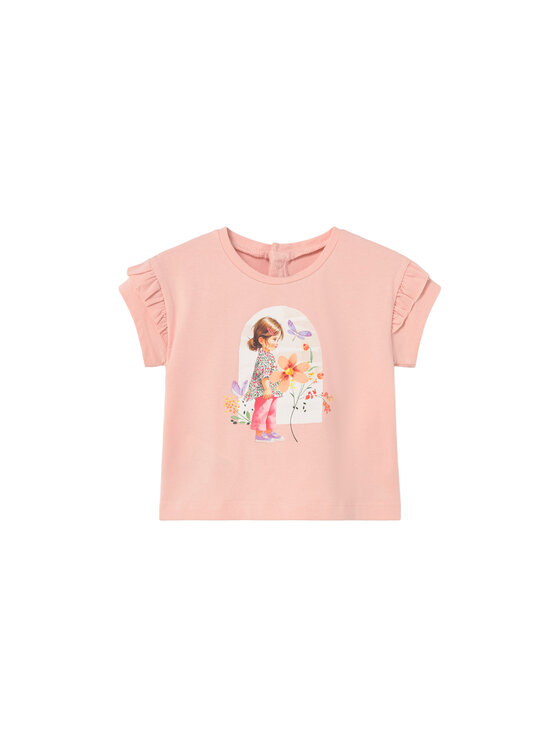 Mayoral Mayoral T-Shirt 1080 Rosa Regular Fit
