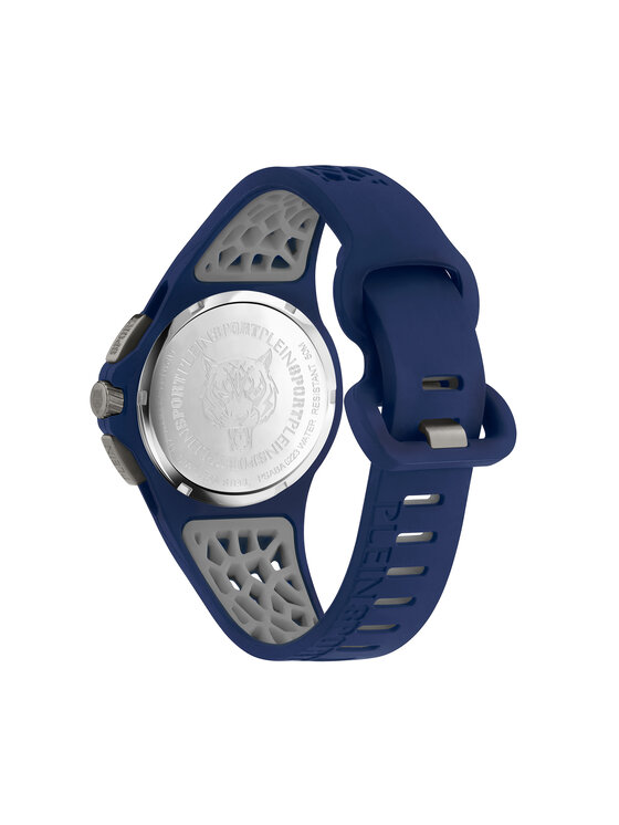 Plein Sport Plein Sport Zegarek Thunderstorm Chrono PSABA0223 Niebieski