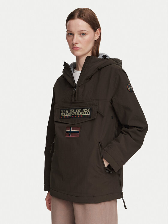 Napapijri Анорак Rainforest W Pkt 4 NP0A4GM6 Кафяв Regular Fit