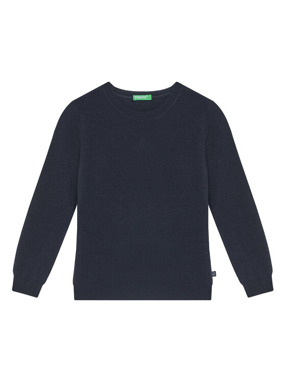 United Colors Of Benetton United Colors Of Benetton Svetr 106WC108R Tmavomodrá Regular Fit