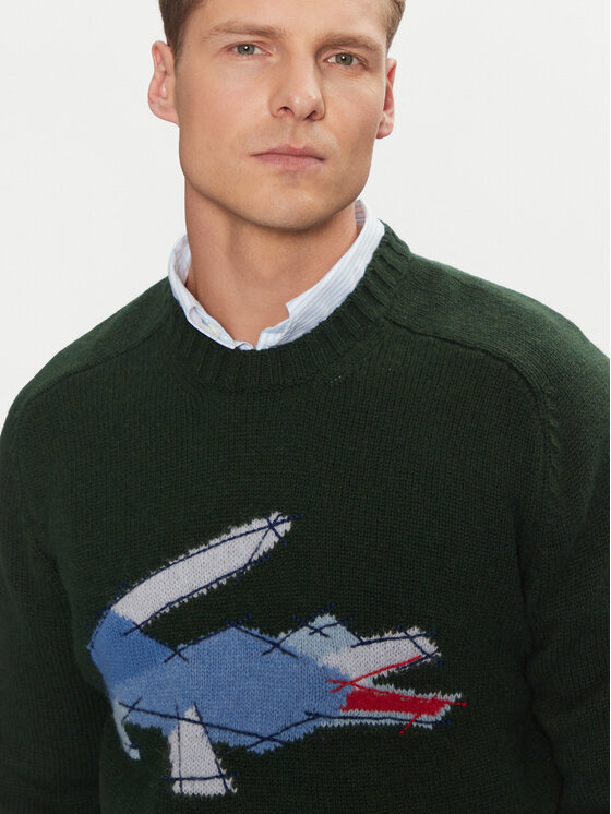 Lacoste Lacoste Maglione AH3145 Verde Classic Fit