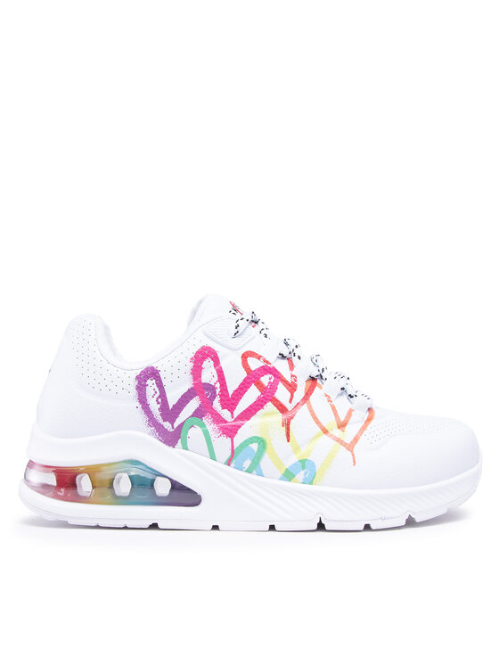 Skechers Snīkeri Uno 2 Floating Love 155521/WHT Balts