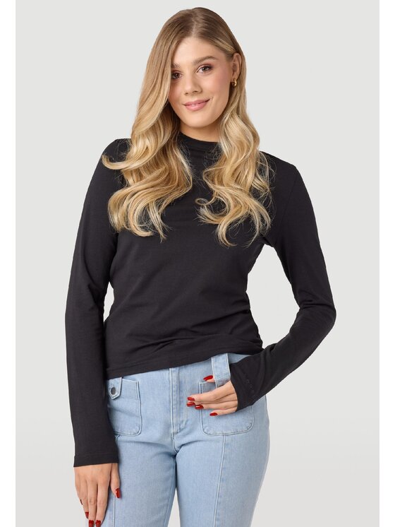 LAURELLA LAURELLA Blúzka LAURELLA 1VA003299 Čierna Regular Fit