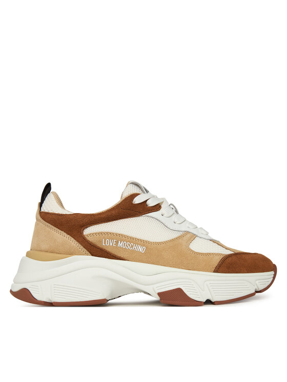 LOVE MOSCHINO LOVE MOSCHINO Sneakersy JA15246G0NIQF10B Beżowy