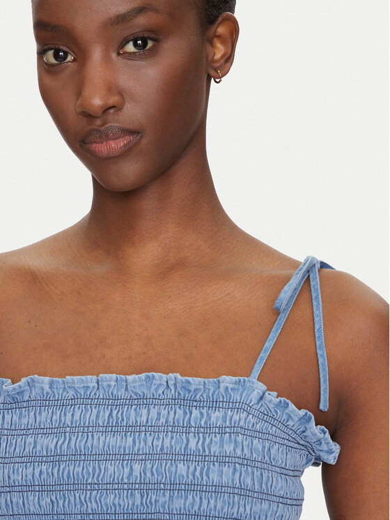 Tommy Jeans Tommy Jeans Top DW0DW20284 Albastru Regular Fit