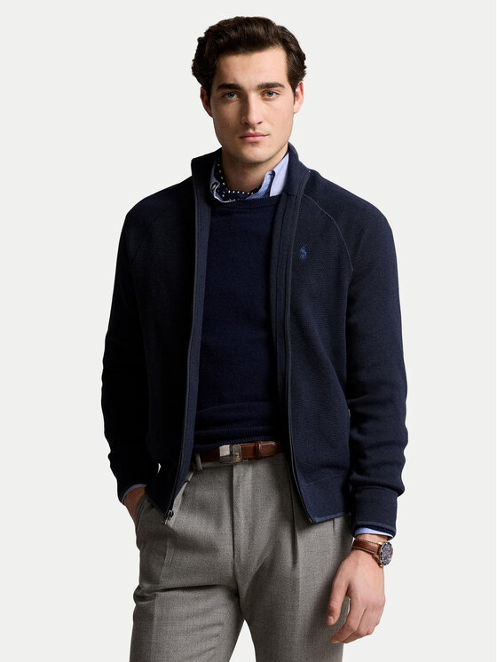 Polo Ralph Lauren Polo Ralph Lauren Кардиган 710941093001 Тъмносин Regular Fit