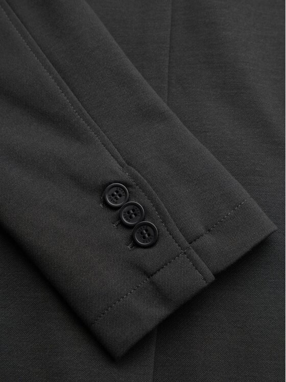 Ombre Ombre Marynarka OM-BLZB-0101 Szary Slim Fit