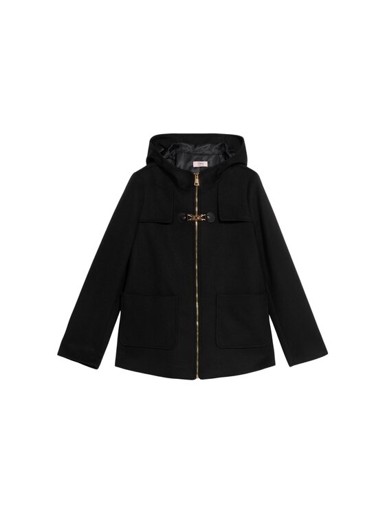 Oltre Oltre Cappotto invernale 0086R000485N033 Nero Baggy Fit