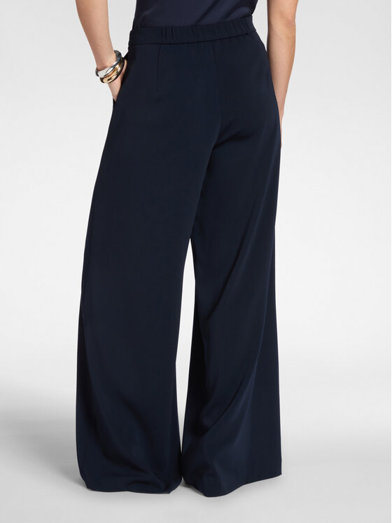 Elena Mirò Elena Mirò Pantaloni di tessuto P194P000441N064 Blu A-Line Fit