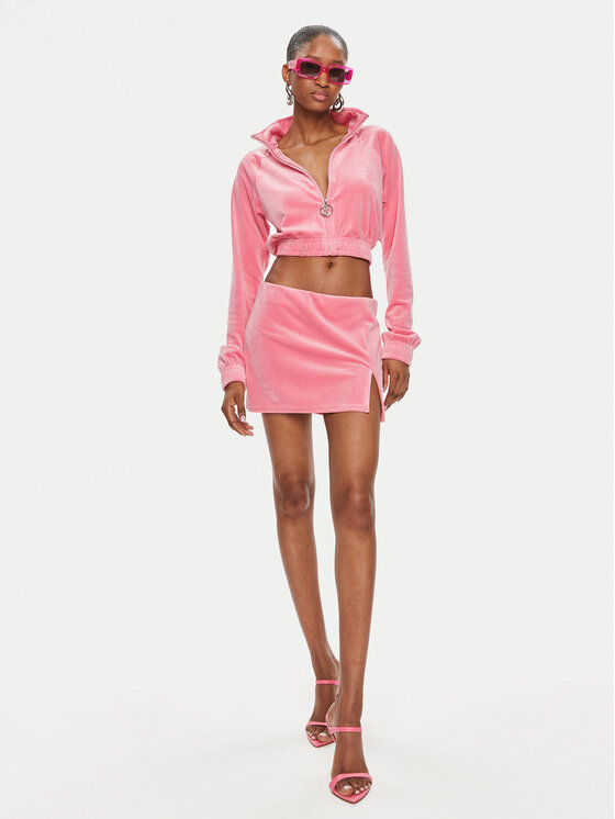Juicy Couture Juicy Couture Spódnica mini Maxy JCWGS24307 Różowy Slim Fit