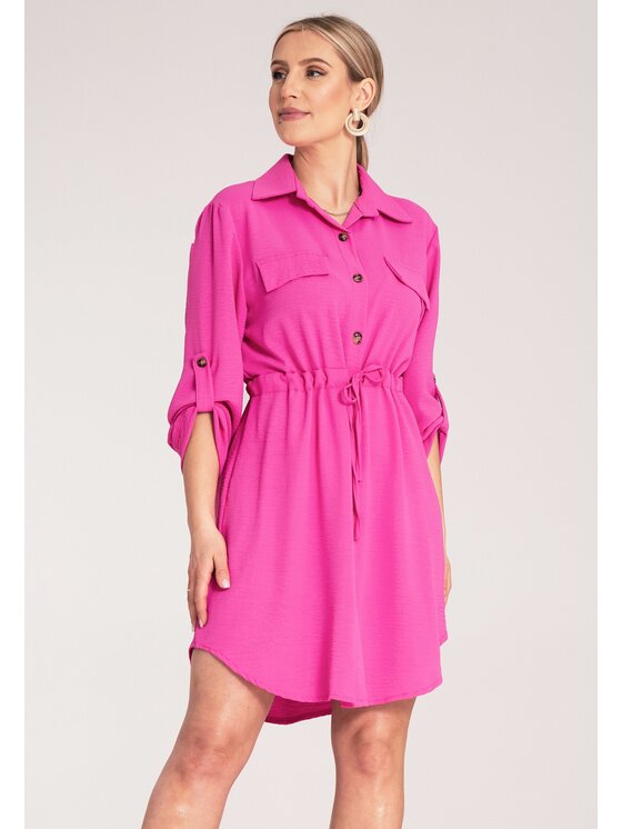 FIGL FIGL Vestito chemisier M1131 Viola Shirt Fit