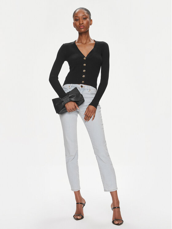 PINKO Pinko Kardigan Tilacino 102018 A1KW Crna Slim Fit