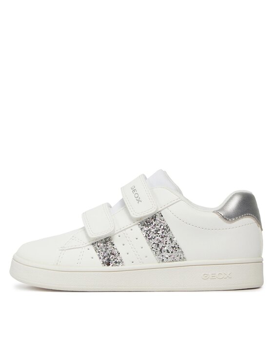 Geox Geox Sneakersy J Eclyper Girl J45LRA 000BC C0007 S Biały