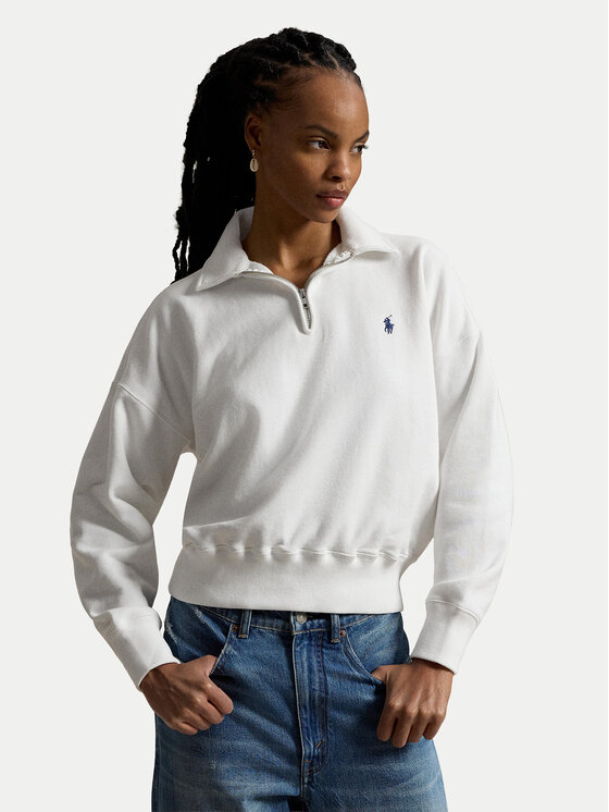 Polo Ralph Lauren Polo Ralph Lauren Mikina 211B18685006 Biela Regular Fit