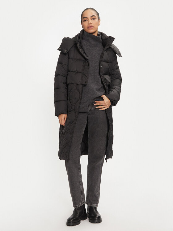 Frieda & Freddies Frieda & Freddies Μπουφάν χειμωνιάτικο 3810A Μαύρο Regular Fit