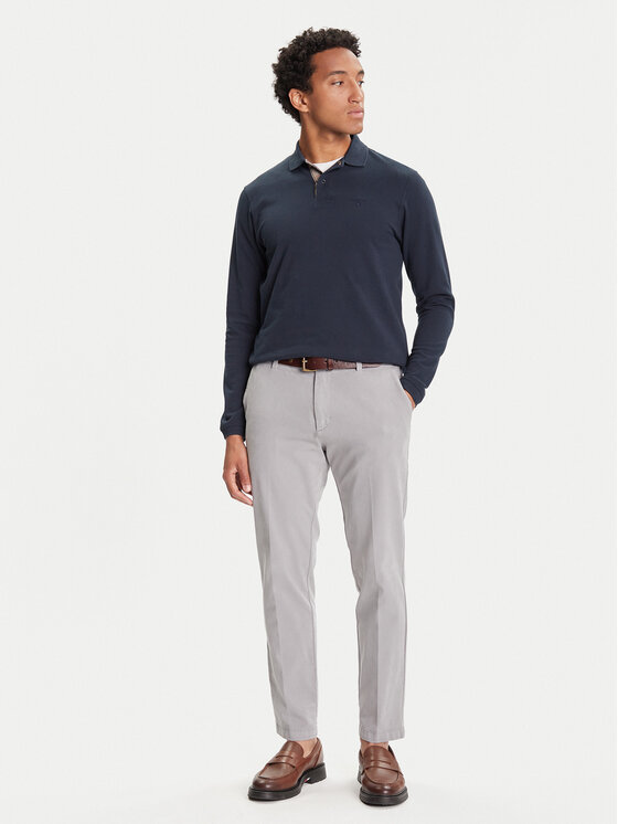 Barbour Barbour Polo Tartan MML0705NY91 Granatowy Regular Fit