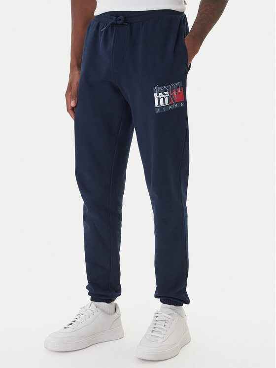 Tommy Jeans Tommy Jeans Melegítő alsó DM0DM22094 Sötétkék Relaxed Fit
