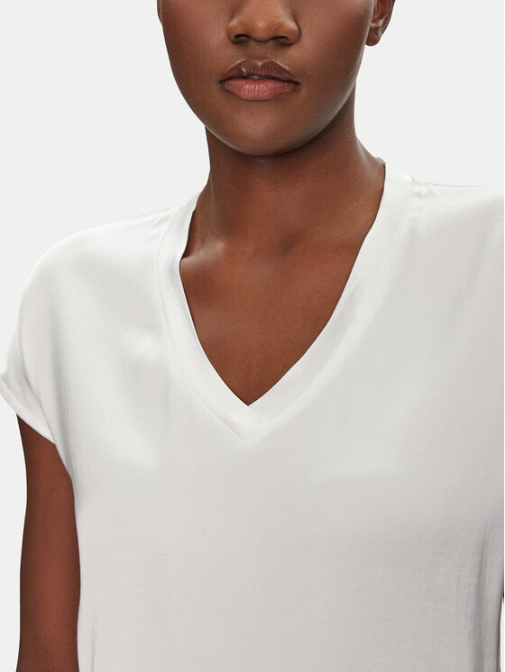 ViCOLO ViCOLO Bluza TD0009 Bela Relaxed Fit