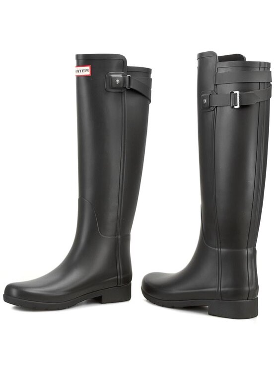 Hunter Hunter Гумові чоботи W Org Tall bt Refined B Strap WFT1074RMA Чорний