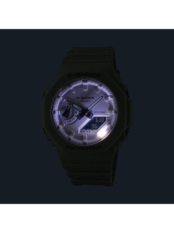 G-Shock G-Shock Sat GA-2100-7A7ER Bijela